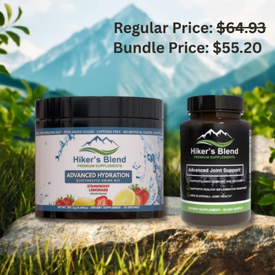 Hiker’s Blend Adventure Pack – Advanced Joint Support + Advanced Hydration
